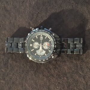 Men's Black Curren  Chronograph Watch